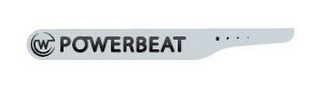 W POWERBEAT logo