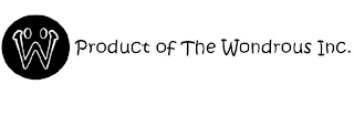 W PRODUCT OF THE WONDROUS INC. logo