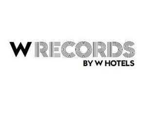 W RECORDS BY W HOTELS logo