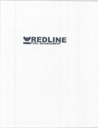 W REDLINE FUEL MANAGEMENT logo