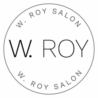W. ROY SALON W. ROY W. ROY SALON logo