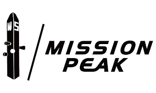 W S MISSION PEAK logo