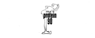 W & S PROTEIN 90 logo