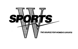 W SPORTS THE SOURCE FOR WOMEN'S SPORTS logo