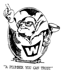 W SUPERPLUMBER "A PLUMBER YOU CAN TRUST" logo