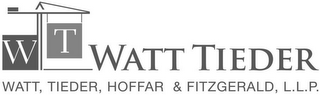 W T WATT TIEDER WATT, TIEDER, HOFFAR & FITZGERALD, L.L.P. logo