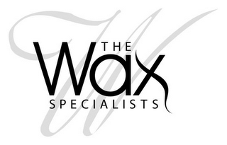 W THE WAX SPECIALISTS logo