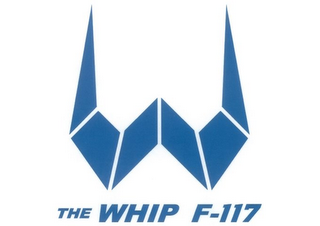 W THE WHIP F-117 logo
