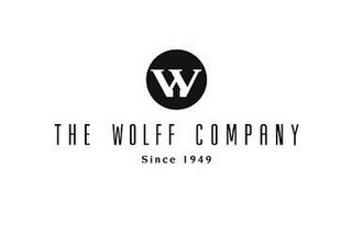 W THE WOLFF COMPANY SINCE 1949 logo