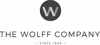W THE WOLFF COMPANY SINCE 1949 logo