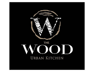W THE WOOD URBAN KITCHEN logo