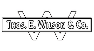 W THOS. E. WILSON & CO. logo