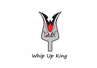 W U KING WHIP UP KING logo