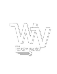 W V THE WEST VEST logo