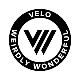 W VELO WEIRDLY WONDERFUL logo