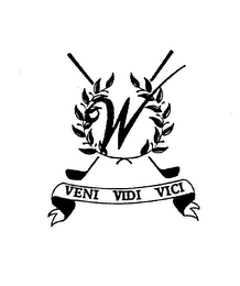 W VENI VIDI VICI logo