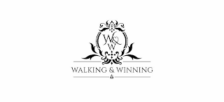W& W WALKING & WINNING logo