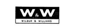 W & W WILBUR & WILLIAMS logo