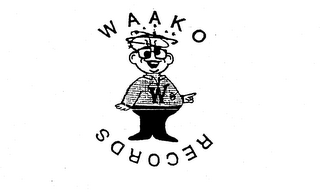 W WAAKO RECORDS logo