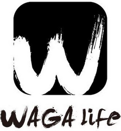 W WAGA LIFE logo
