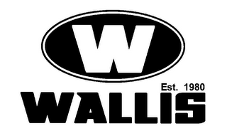 W WALLIS EST. 1980 logo