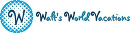W WALT'S WORLD VACATIONS logo