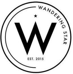 W WANDERING STAR EST. 2015 logo
