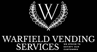 W WARFIELD VENDING SERVICES WE STRIVE TO SATISFY OUR CUSTOMERS logo