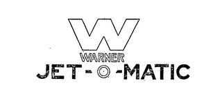W WARNER JET-O-MATIC logo