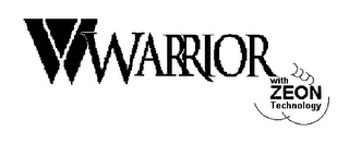 W WARRIOR WITH ZEON TECHNOLOGY logo