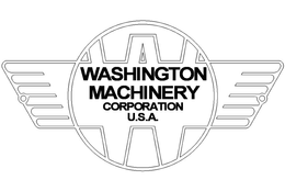 W WASHINGTON MACHINERY CORPORATION U.S.A. logo