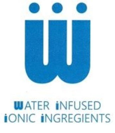 W WATER INFUSED IONIC INGREGIENTS logo