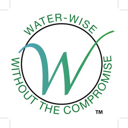 W WATER-WISE WITHOUT THE COMPROMISE logo