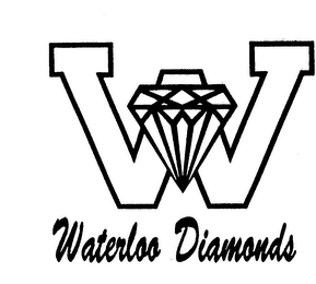 W WATERLOO DIAMONDS logo