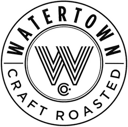 W WATERTOWN CRAFT ROASTED CO. logo