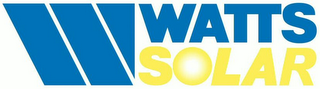 W WATTS SOLAR logo