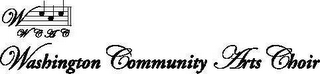 W WCAC WASHINGTON COMMUNITY ARTS CHOIR logo