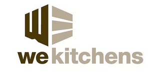 W WE KITCHENS logo