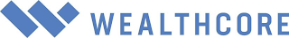 W WEALTHCORE logo
