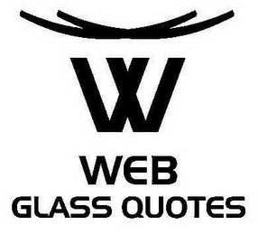 W WEB GLASS QUOTES logo