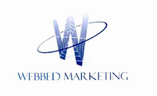 W WEBBED MARKETING logo