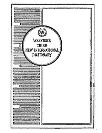 W WEBSTER S THIRD NEW INTERNATIONAL DICTIONARY logo