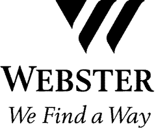 W WEBSTER WE FIND A WAY logo