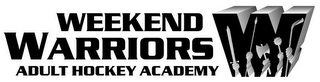 W WEEKEND WARRIORS ADULT HOCKEY ACADEMY logo
