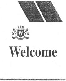 W WELCOME logo