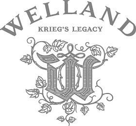 W WELLAND KRIEG'S LEGACY logo