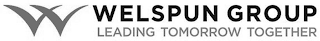 W WELSPUN GROUP LEADING TOMORROW TOGETHER logo