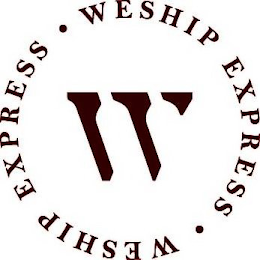 W WESHIP EXPRESS WESHIP EXPRESS logo