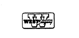 W WEST DISINFECTING COMPANY logo