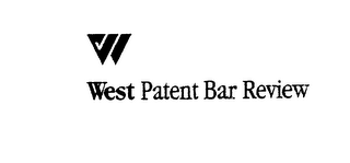 W WEST PATENT BAR REVIEW logo